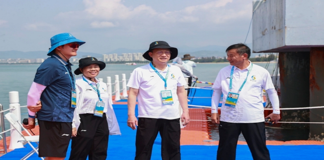 王祺扬看望慰问三亚亚沙会工作人员、新闻媒体记者和志愿者并调研赛事组织保障工作